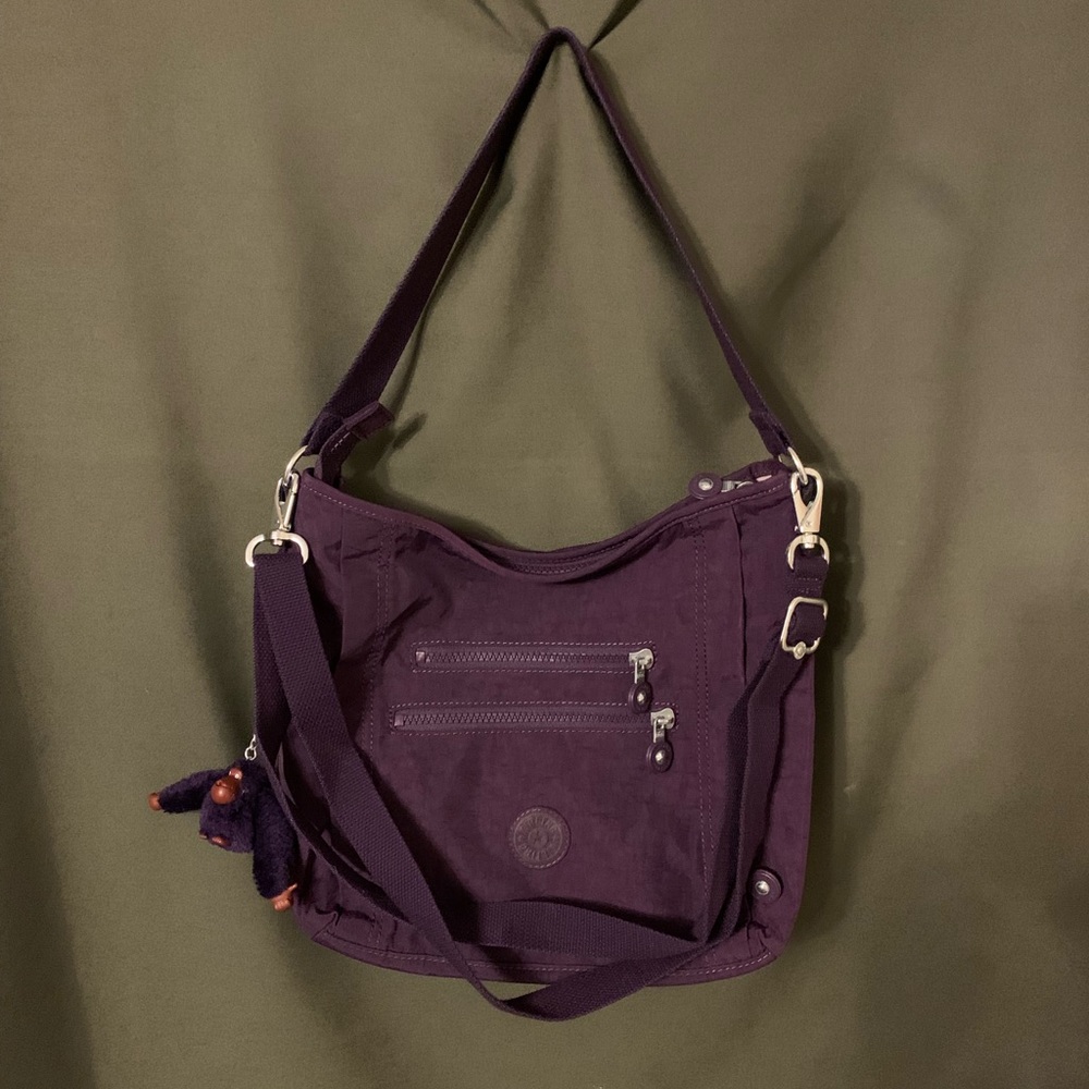 Kipling Purple Convertible Crossbody Bag